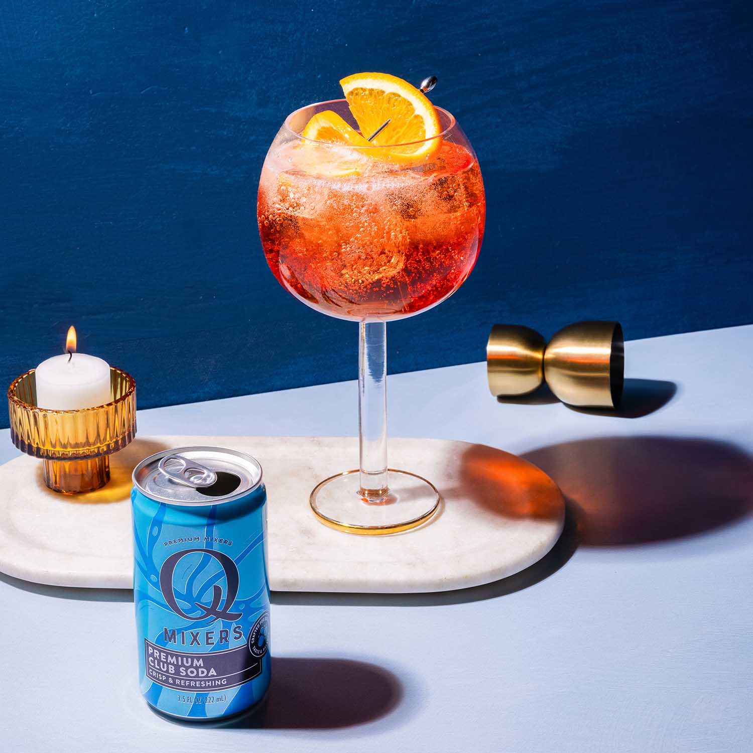 Q Mixers ClubSoda APEROL SPRITZ can 1x1
