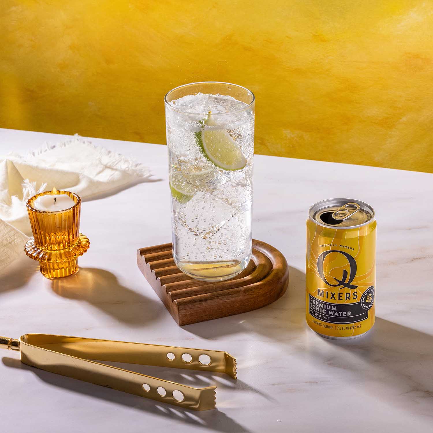 Q Mixers Tonic GIN AND TONIC can 1x1