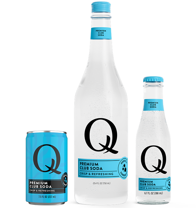Q Mixers lineup Club Soda