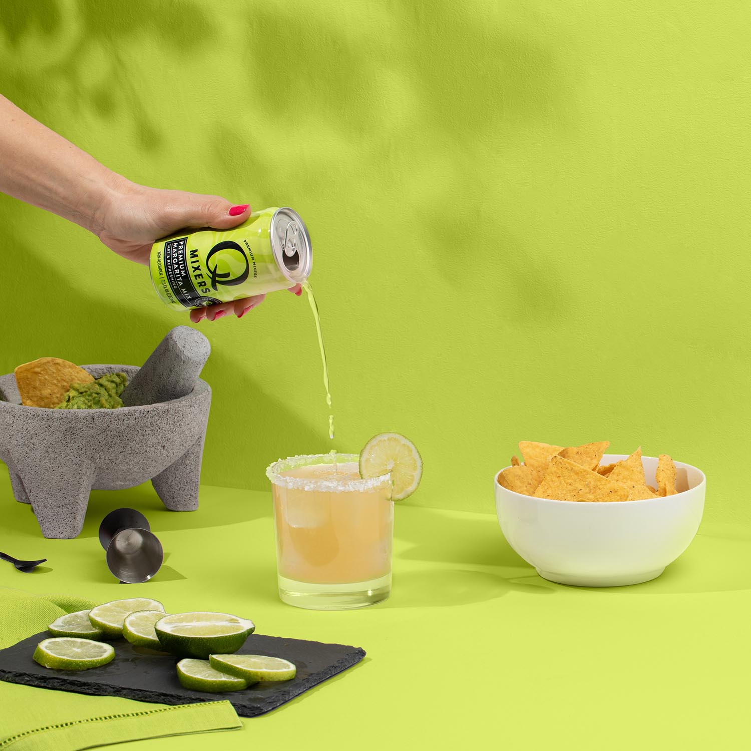 Q Mixers Margarita Action Can 1x1