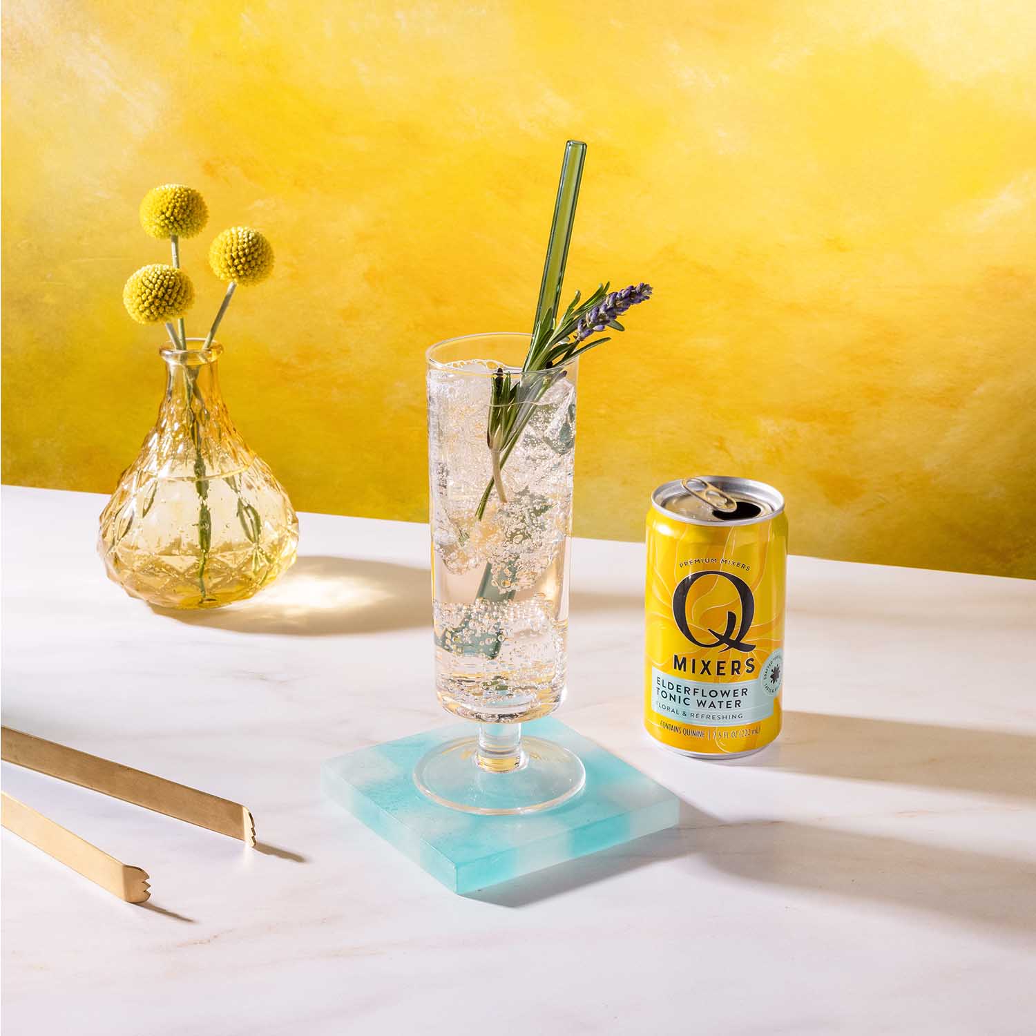 Q Mixers ElderflowerTonic ELDERFLOWER BOUQUET can 1x1