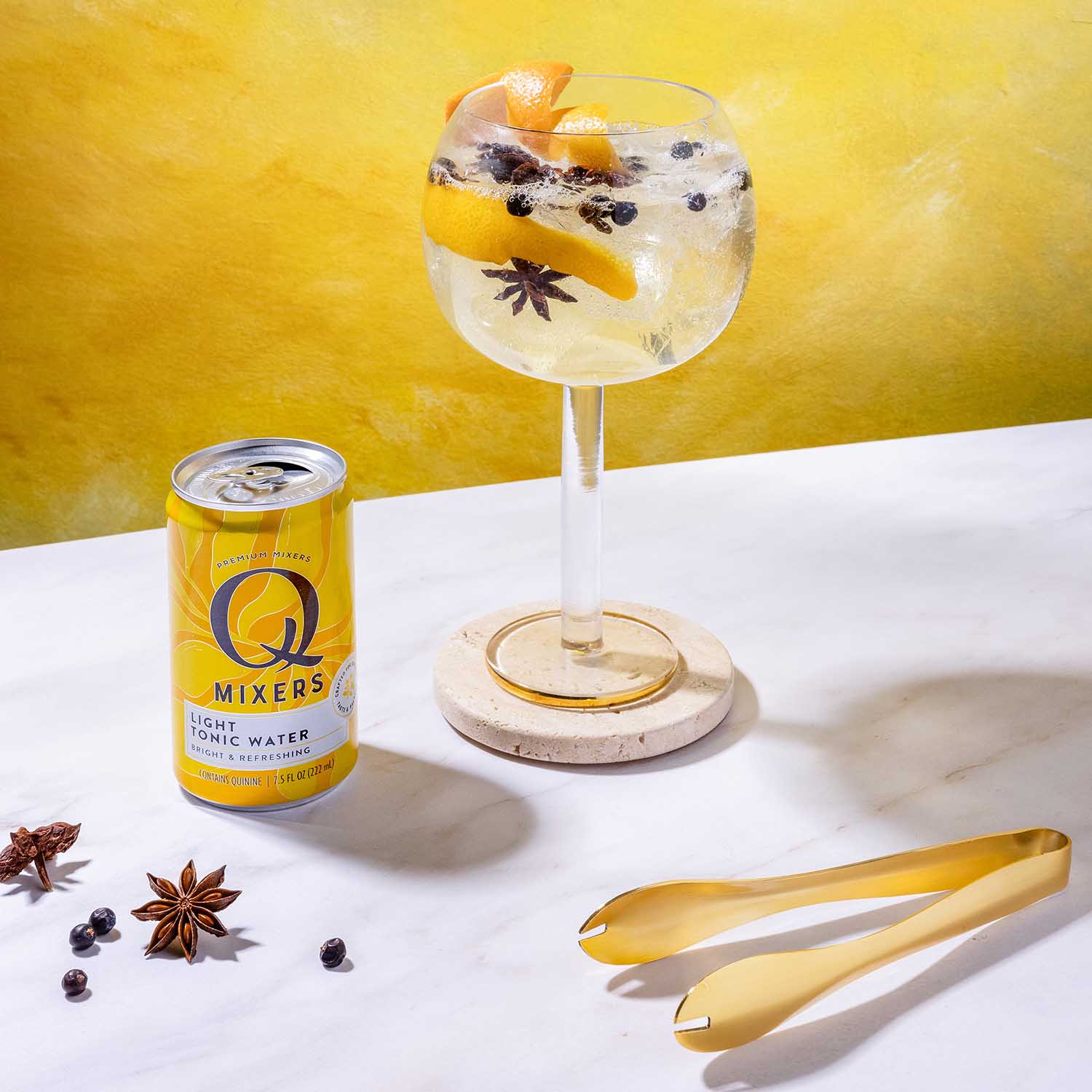 Q Mixers LightTonic SPANISH GIN AND TONIC can 1x1
