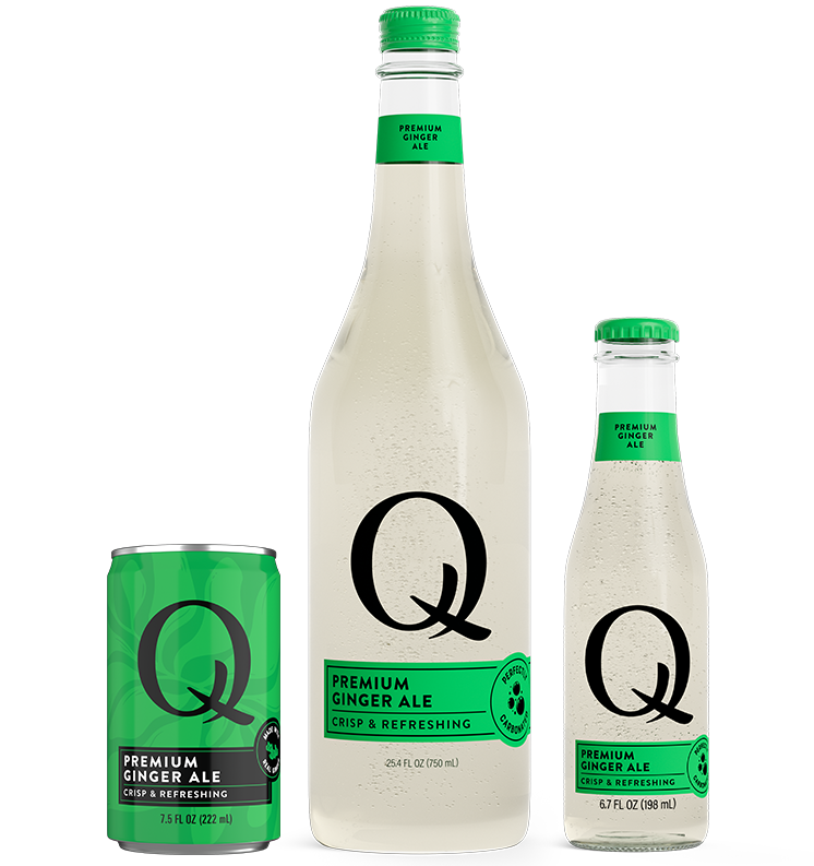 Q Mixers lineup Ginger Ale