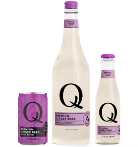 Q Mixers lineup Ginger Beer
