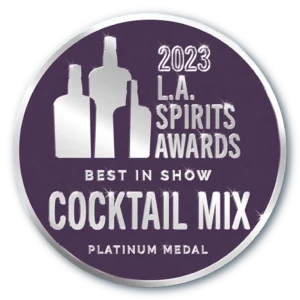 Winner of the 2023 LA Spirts Awards Best in Show Cocktail Platinum Medal